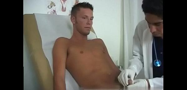  Teenager gay sex boys video xxx Pressing his stethoscope up against